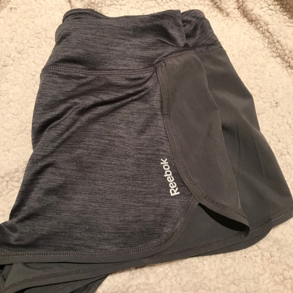 Grey Reebok Athletic Shorts